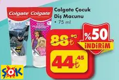 COLGATE ÇOCUK DİŞ MACUNU 75 ML